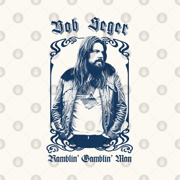 Bob Seger  // Vintage Style Fan Art Design by DankFutura