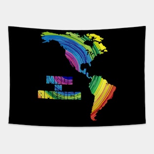 made in america Rainbow Tapestry