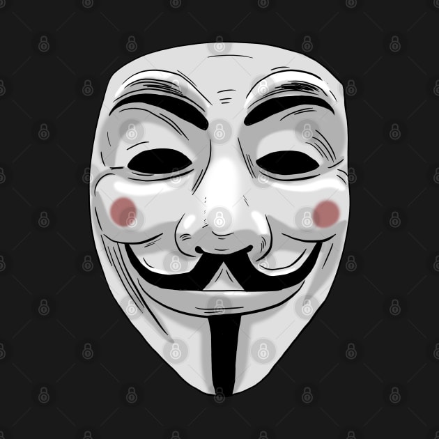 Anonymous Hacker Mask by Black Snow Comics