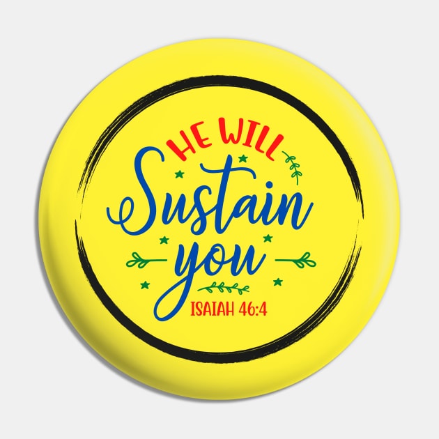 He Will Sustain You Pin by Prayingwarrior