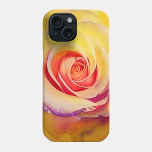 Yellow Colorful Rose Phone Case