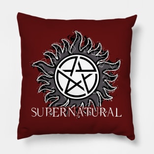 Supernatural Logo 2 Pillow