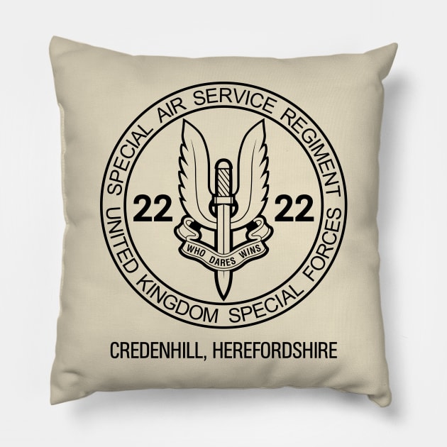 Mod.24 SAS Special Air Service Pillow by parashop