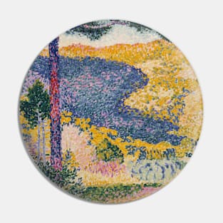 Valley with Fir (Shade on the Mountain) by Henri-Edmond Cross Pin