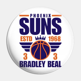 Phoenix Suns Beal 3 Basketball Retro Pin