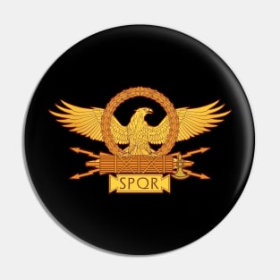 Roman Eagle Shirt SPQR Pin