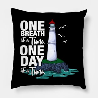 One Breath at a Time Pillow