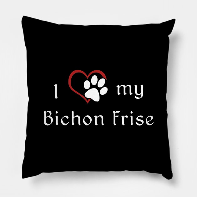 I love my Bichon Frise Pillow by swiftscuba