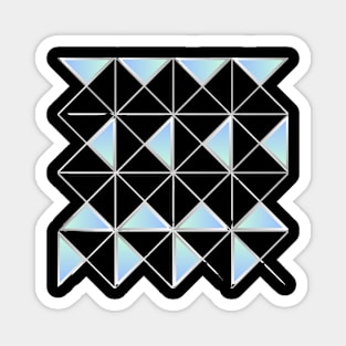 Triangle geometric pattern Magnet