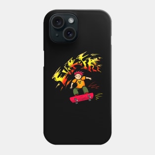 Skateboarder graffitti Phone Case