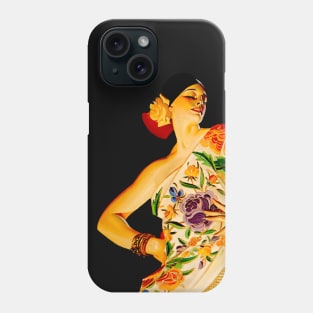 In Spanish a beautiful woman from Spain Phone Case