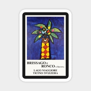 Brissago e Ronco s Ascona,Travel Poster Magnet