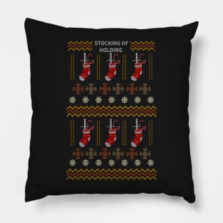 Christmas Sweater Stocking of Holding - Board Games Dungeon TRPG Design - Board Game Art Pillow