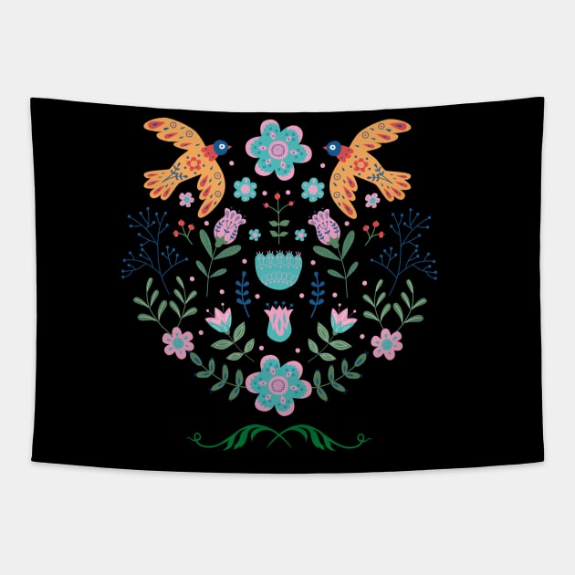 Design Based on Slavic Motifs Tapestry by Gomqes