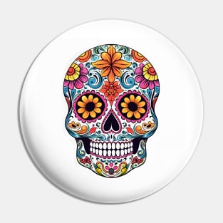 Day of the Dead Sugar Skull 14 Pin