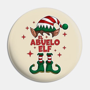 El Abuelo Elf - Grandpa Elf Christmas Party Matching Family Pin