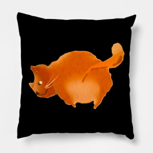 Red cat Pillow