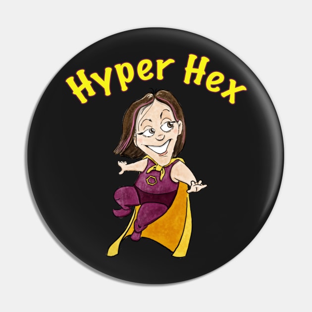 Hyper Hex Pin by digital_james