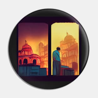 Kolkata | Comics style Pin