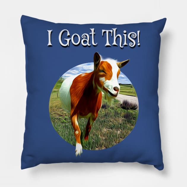 I Goat This! Pillow by Safari Sherri