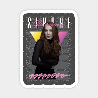 simone simons /// Epica Retro Style Fan Art Magnet