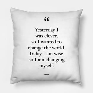 Clever And Wise Pillow