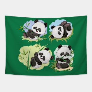 Panda Collection Tapestry