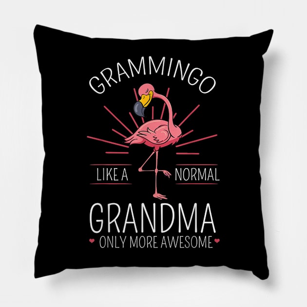 Grammingo Like A Normal Grandma Only More Awesome Mom Gift Pillow by KIMIKA