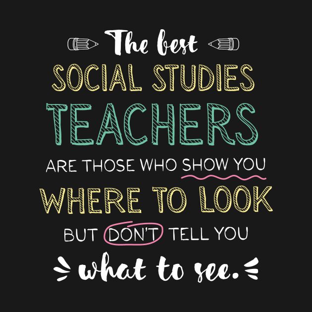 The best Social Studies Teachers Appreciation Gifts - Quote Show you where to look by BetterManufaktur