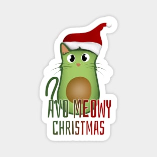 Avo meowy christmas Magnet