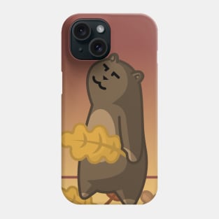 Brown Bear In Autumn Phone Case