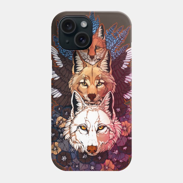 Heraldry Canidae Phone Case by Plaguedog