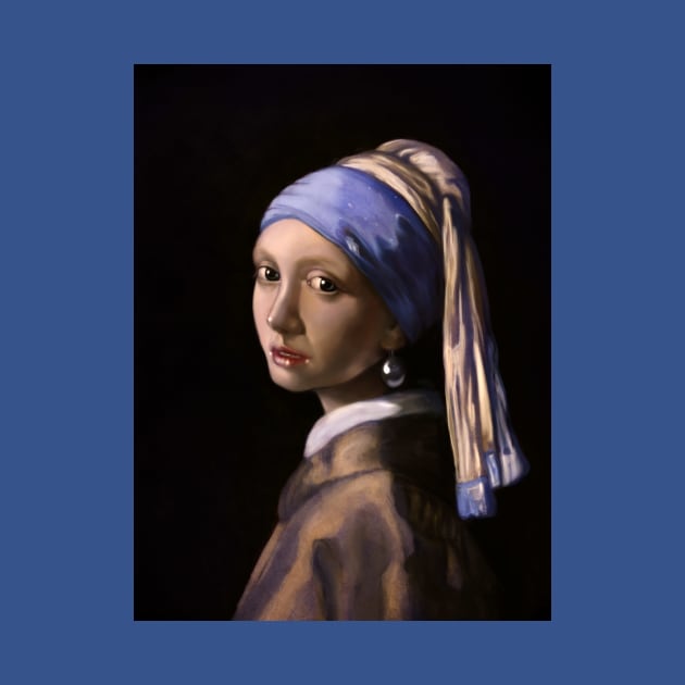 Girl with a pearl earring by Artofokan