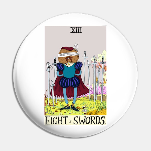 Duke of Nuts as 8 of Swords Pin by sadnettles