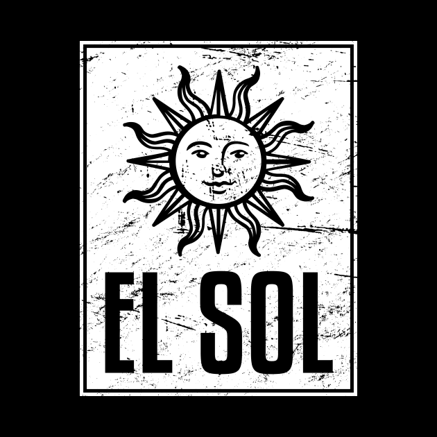 El Sol | Loteria Mexican Tarot Card by Wizardmode