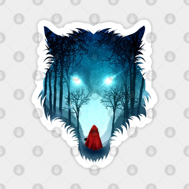 Big Bad Wolf Magnet by DVerissimo