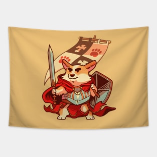 Warrior corgi Tapestry