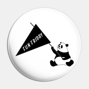 Panda's Fun Friday Pin