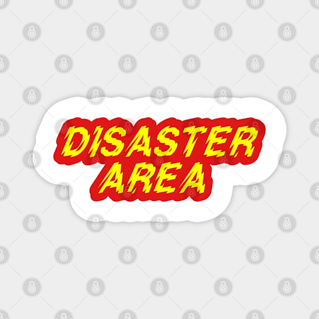 Disaster Area Logo Magnet by Stupiditee