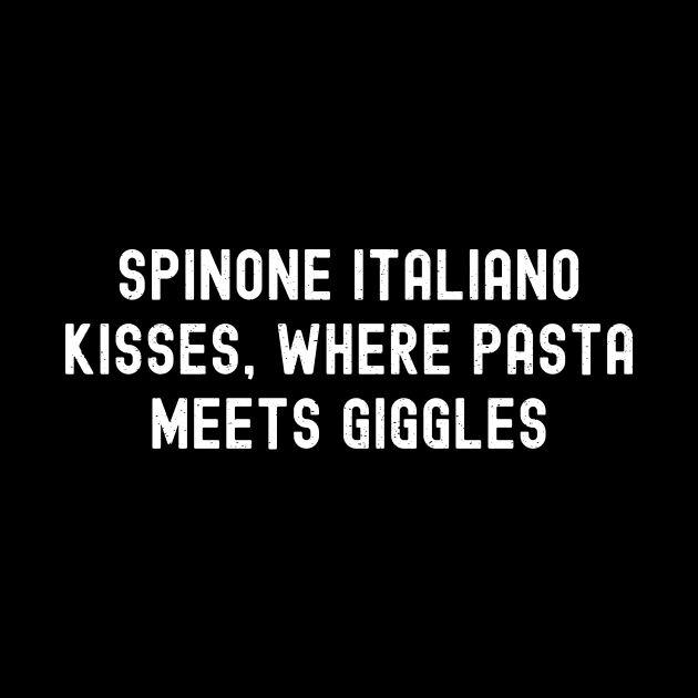 Spinone Italiano Kisses Where Pasta Meets Giggles by trendynoize