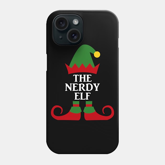 The Nerdy Elf Matching family Christmas Phone Case by creativeKh