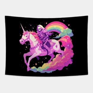 reaper ride unicorn Tapestry