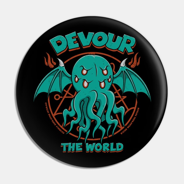 Devour the World Pin by pigboom