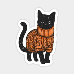 Sweater Weather Cat 7 Magnet