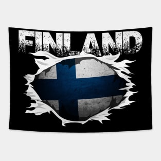 Finland Flag in You Tapestry