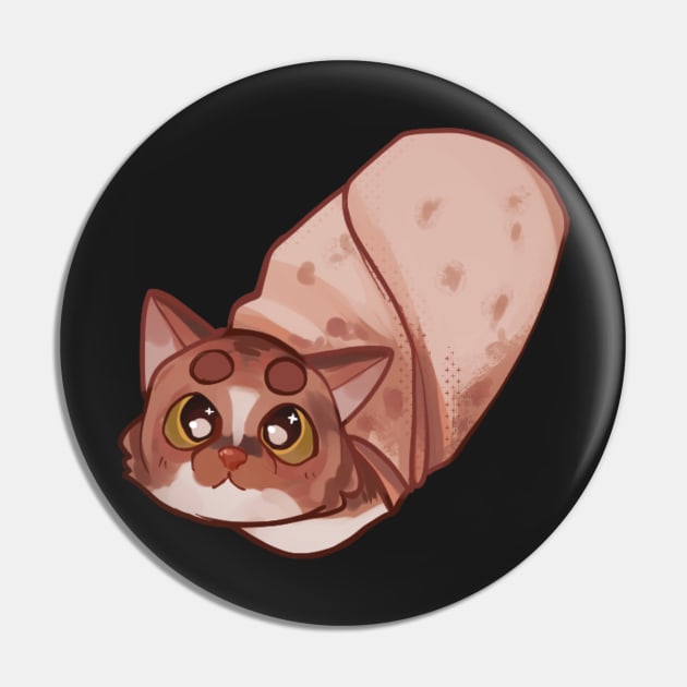 Patches Burrito Pin by lillastarr