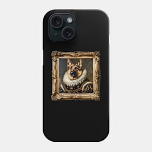 Renaissance German Shepherd Phone Case