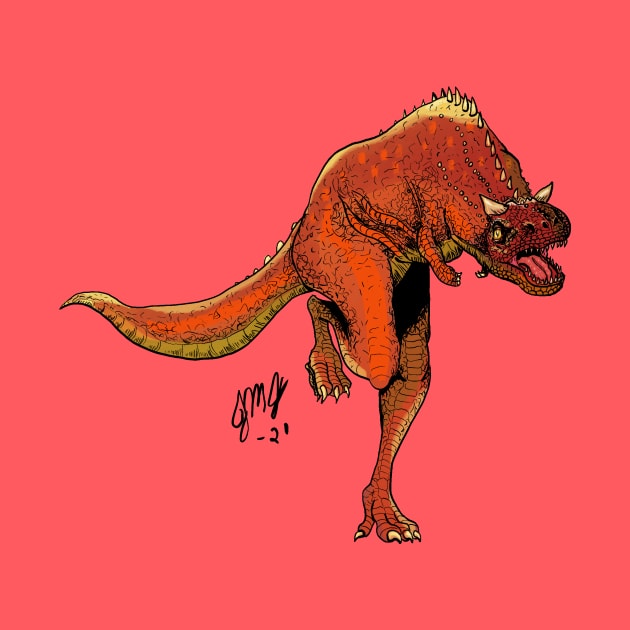 Carnotaurus by ZeekieZu28