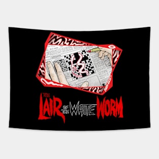 Lair of the White Worm - Crossword Tee Tapestry