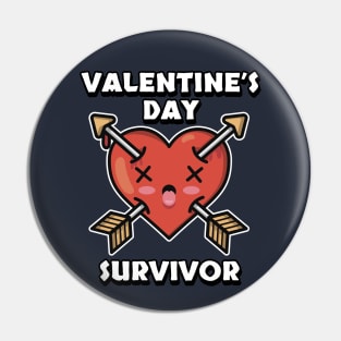 Valentine's Day Survivor Pin